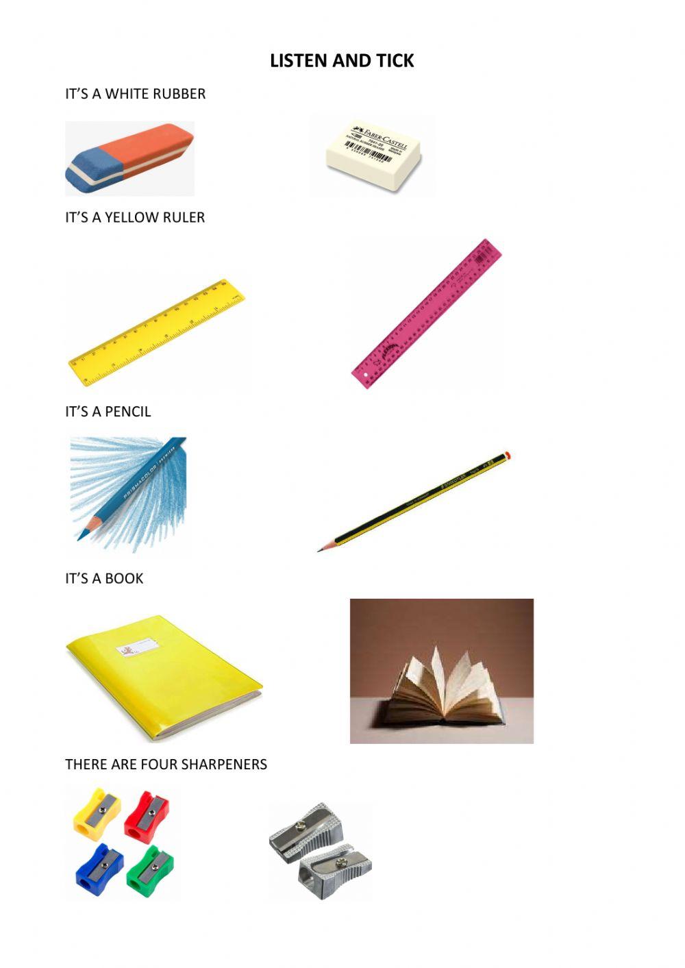 School objects School objects