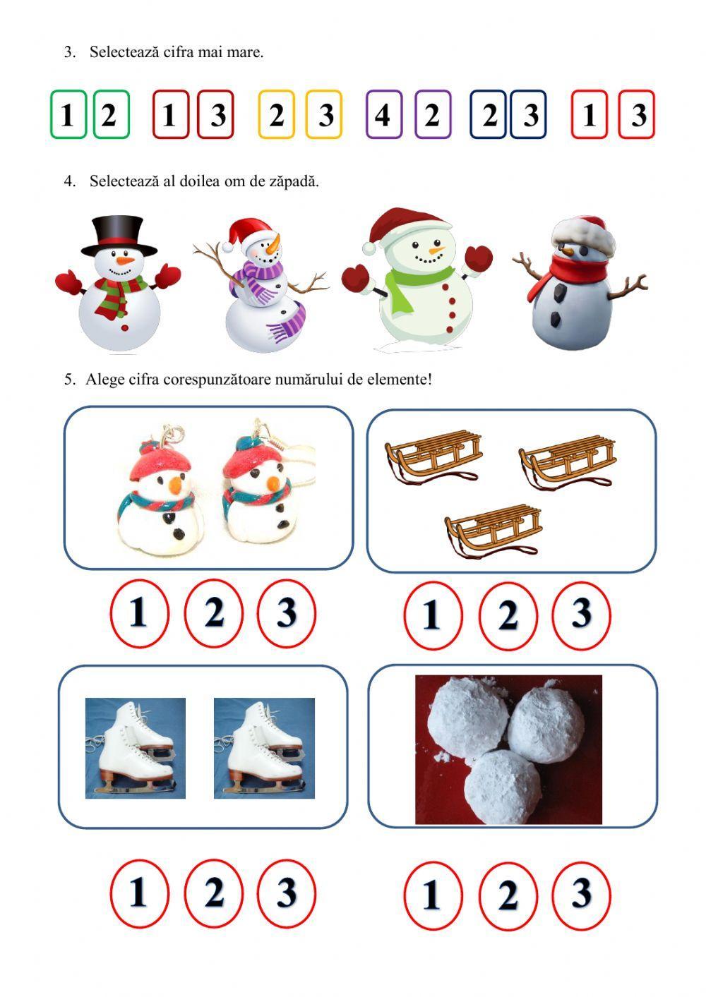 Jocurile copiilor iarna