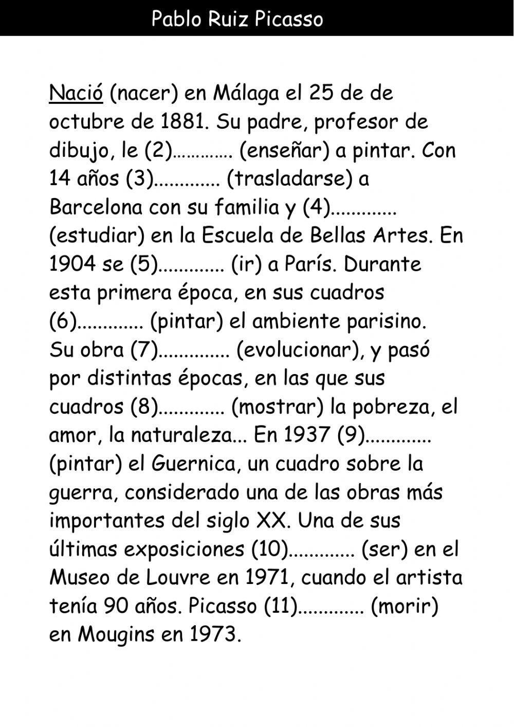 Pablo Ruiz Picasso
