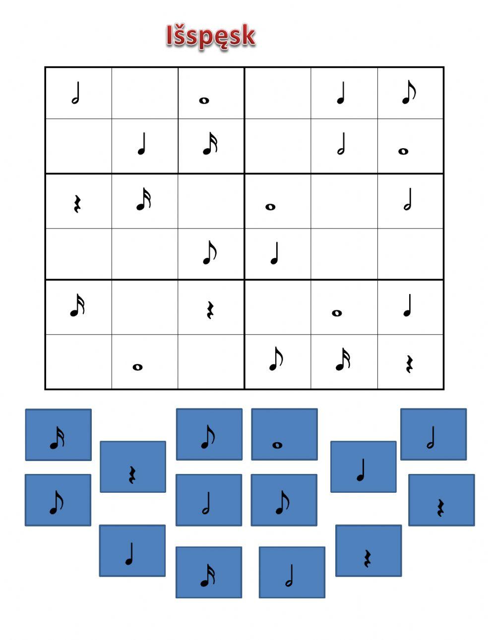 Muzikinis sudoku