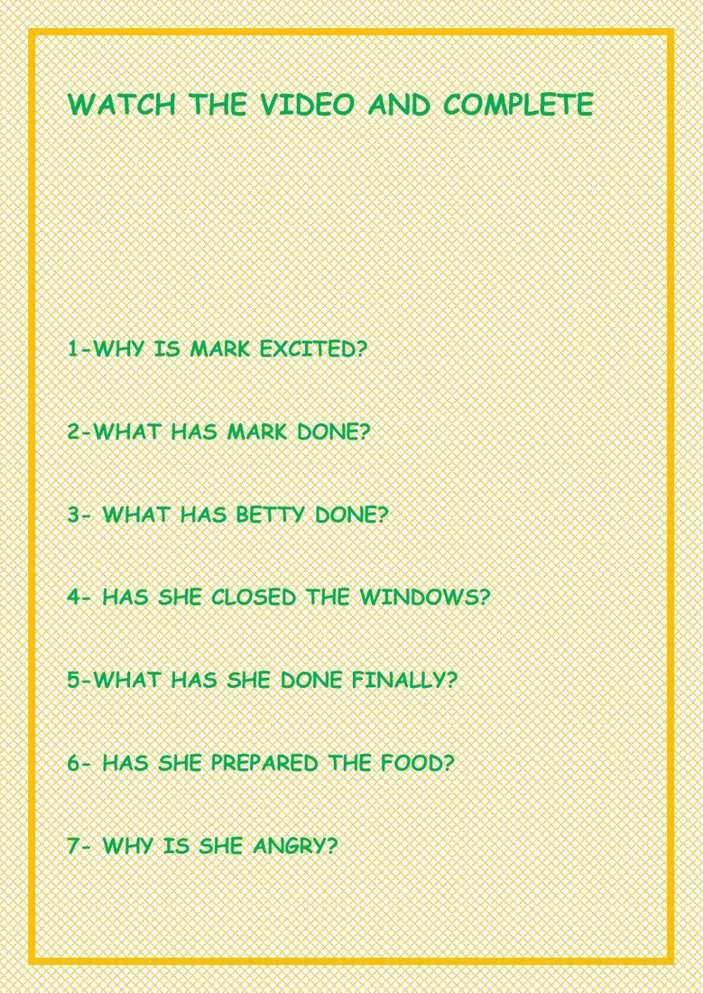 Past simple vs present perfect