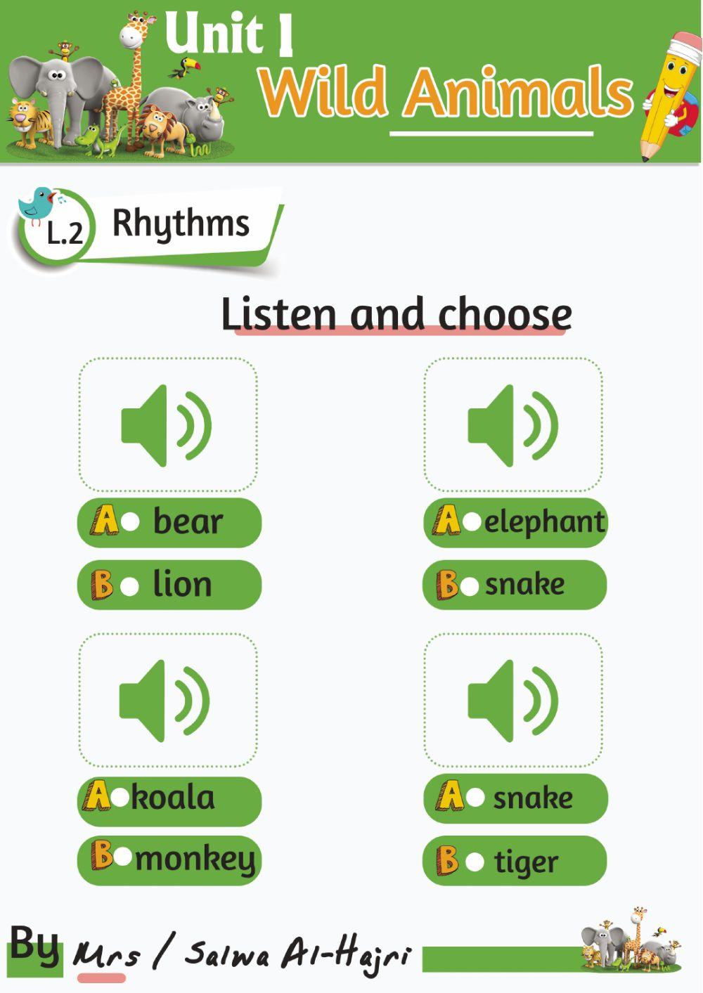 Sound of animals Sound of animals