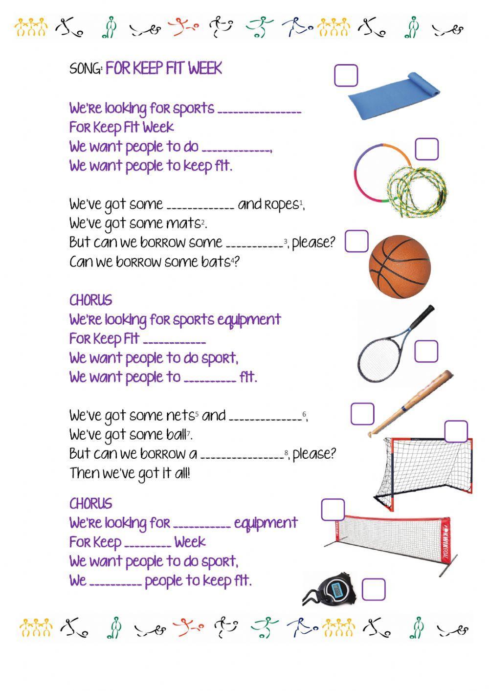 Song: for keep fit week