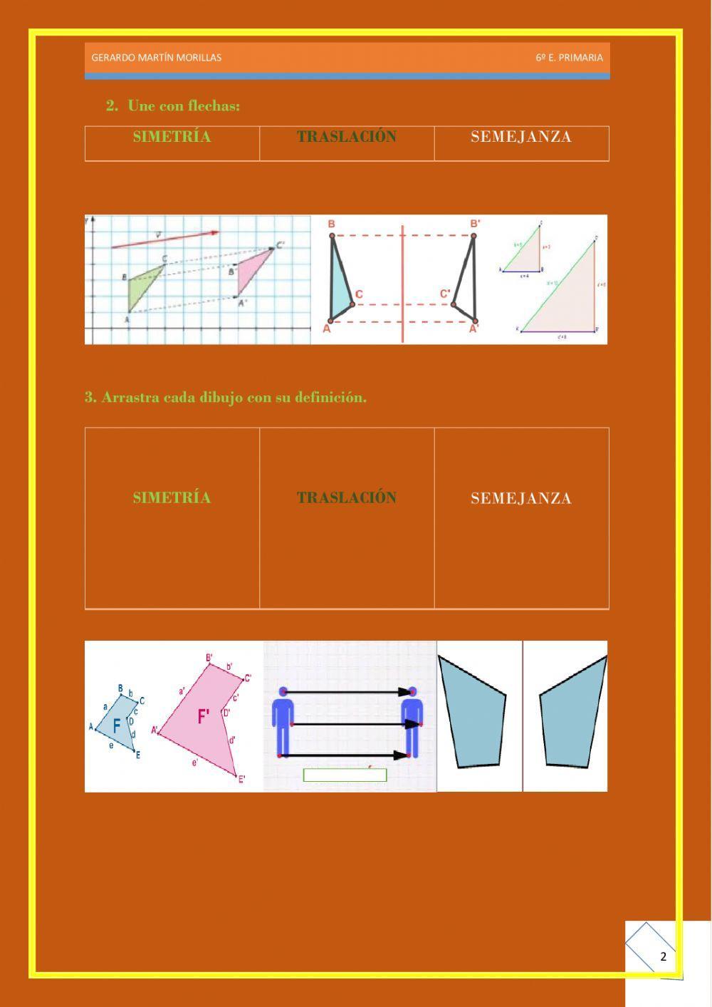 Geometría. Ficha 12.