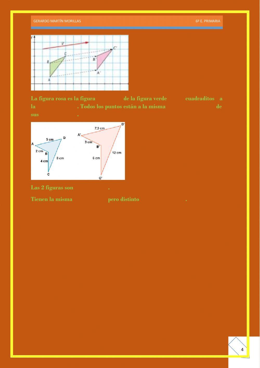 Geometría. Ficha 12.