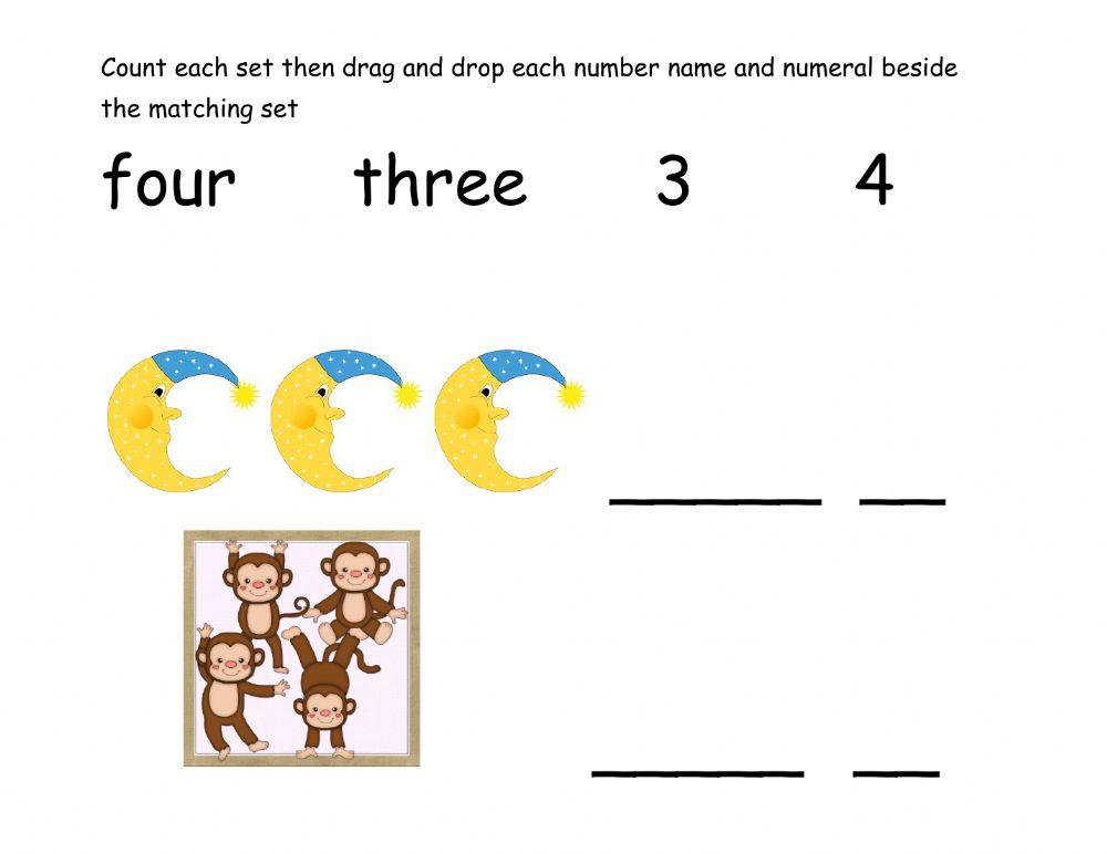 Numbers 3 and 4