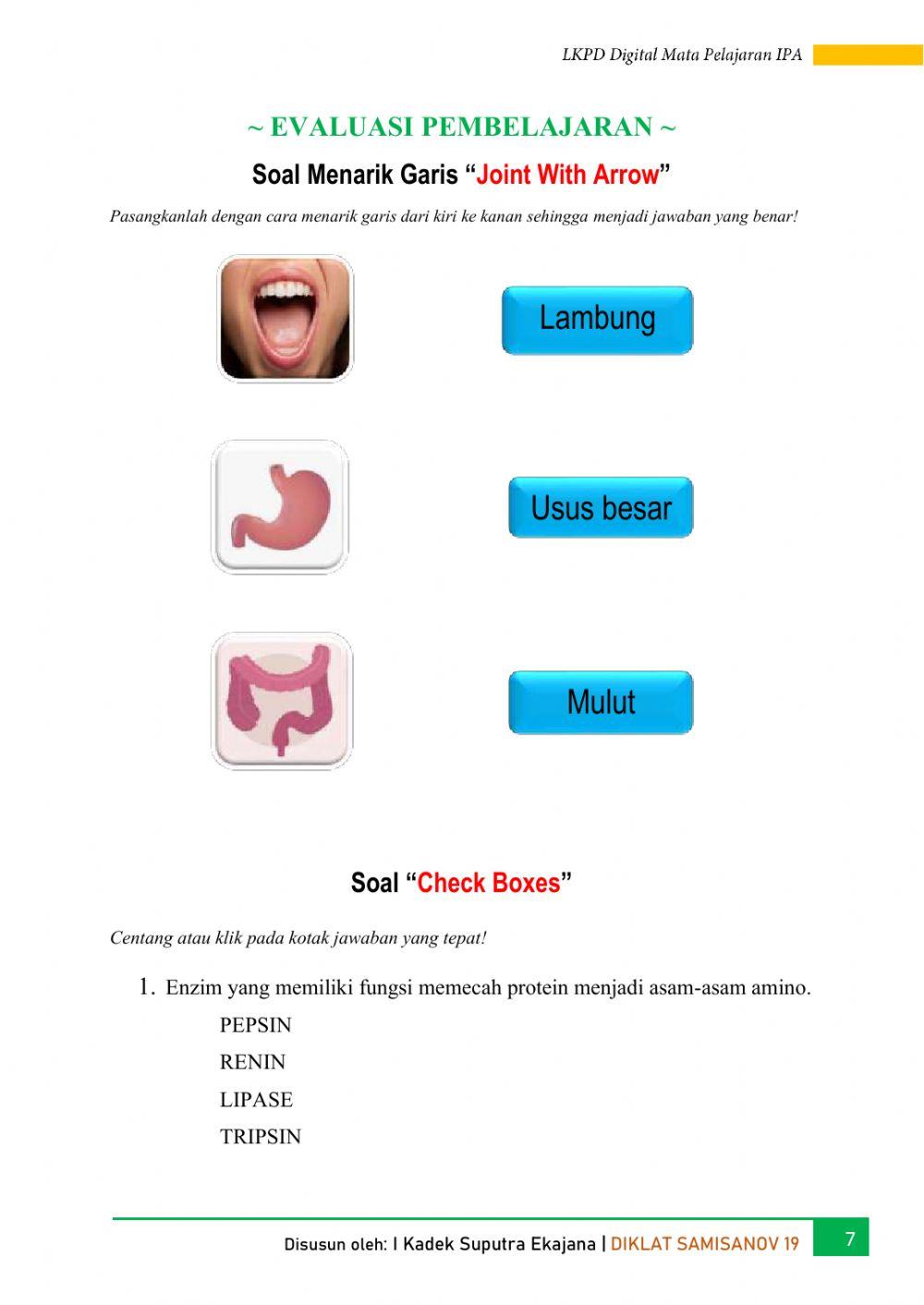 LKPD Digital Mata Pelajaran IPA