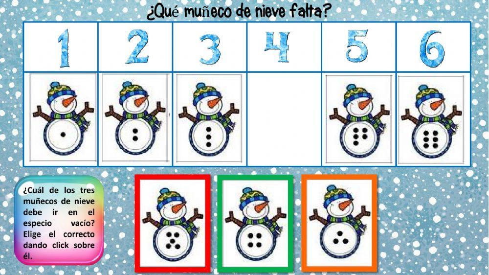 Ordenar números 1-6