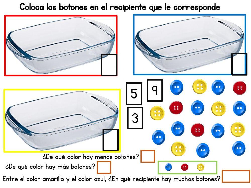 Agrupar botones por color