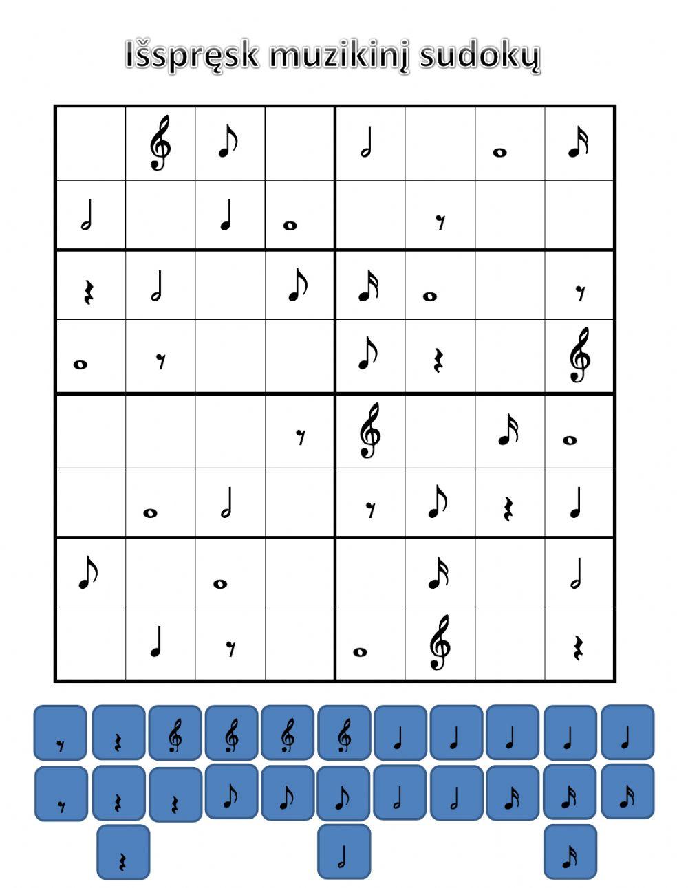 Muzikinis sudoku