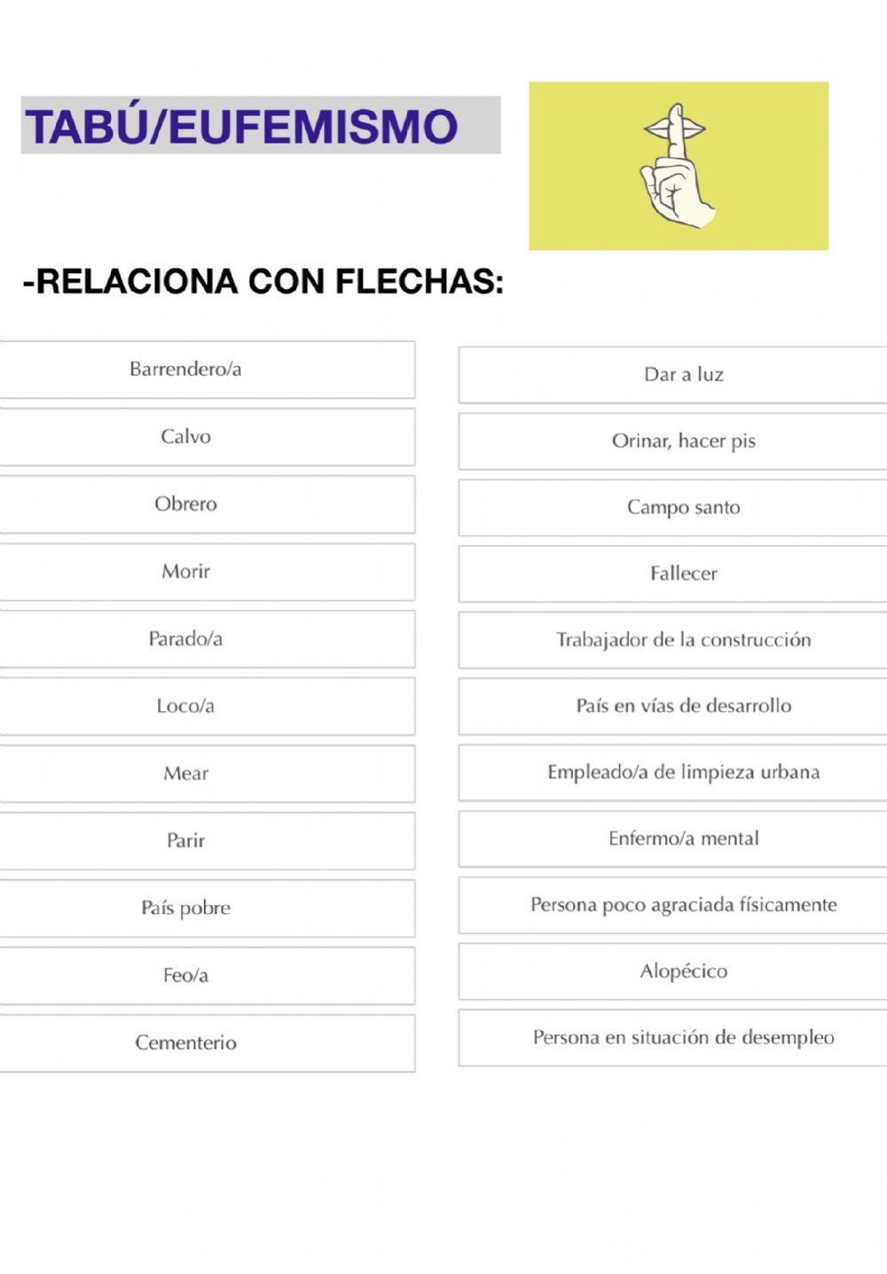 Tabú-Eufemismo