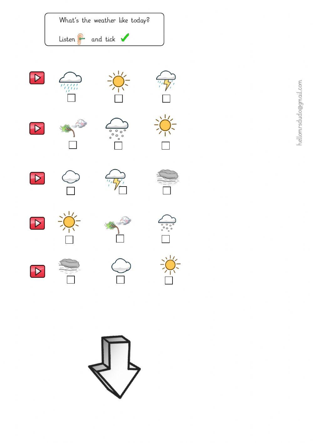 What's the weather like today?