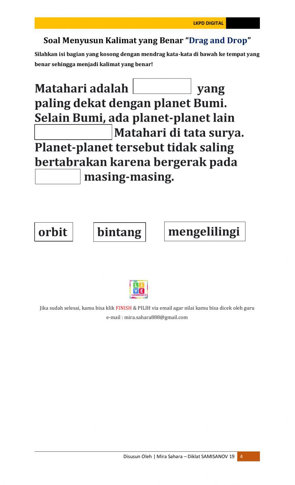 Latihan Diklat 19 SAMISANOV