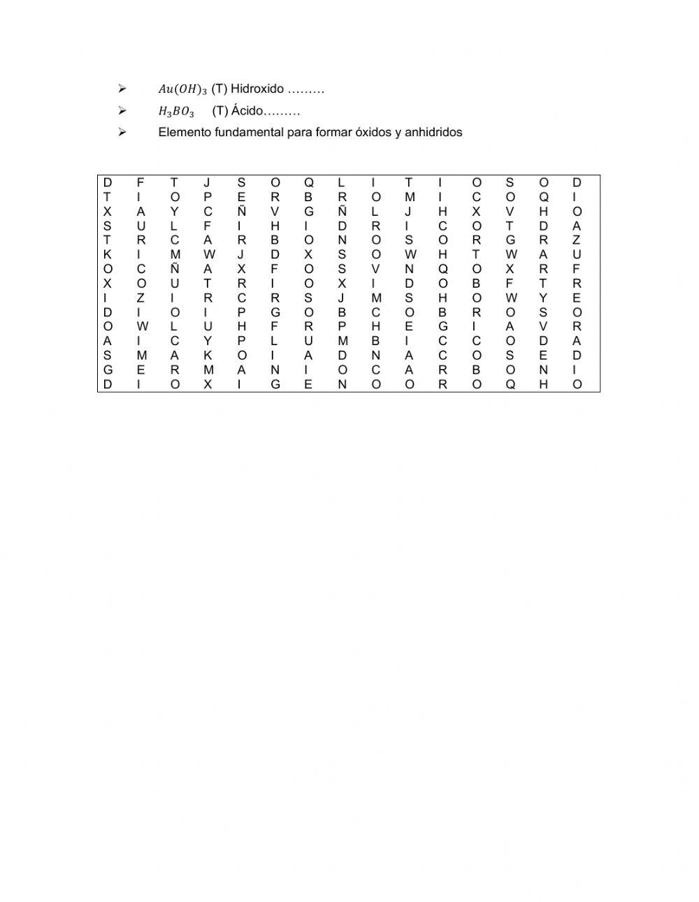 Nomenclatura Inorgánica