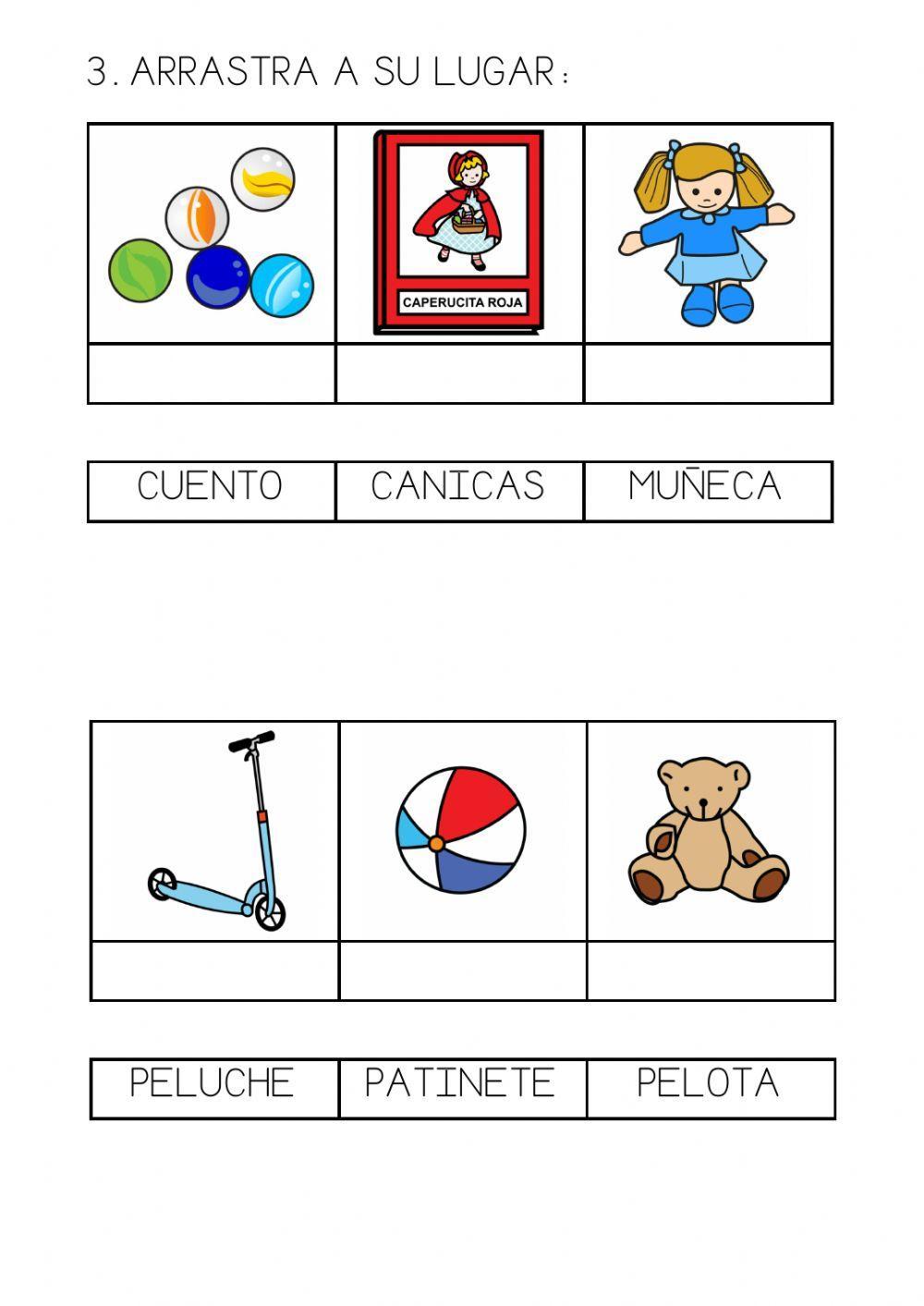 Lectura global. Los juguetes.