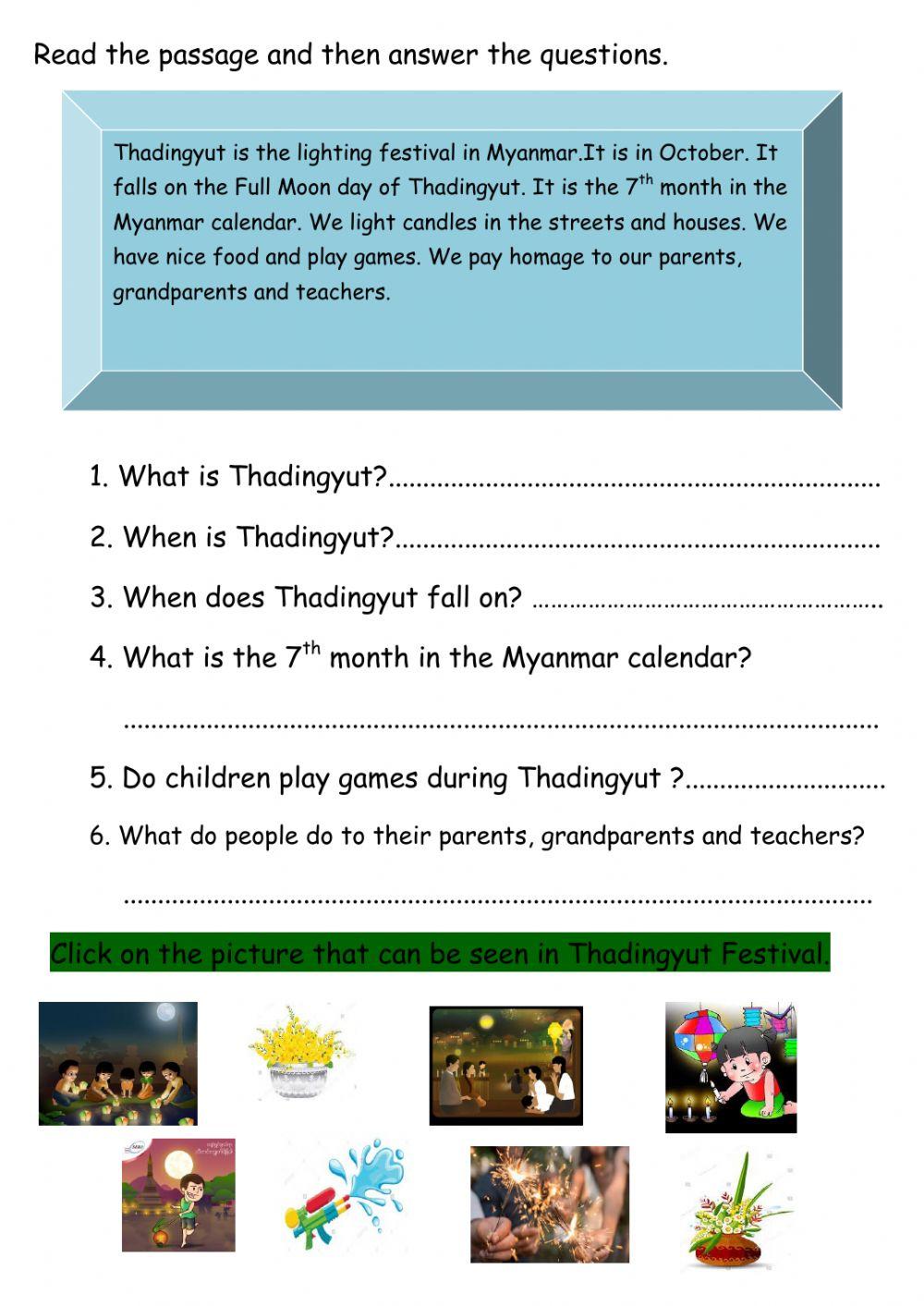 Thadingyut Festival in Myanmar