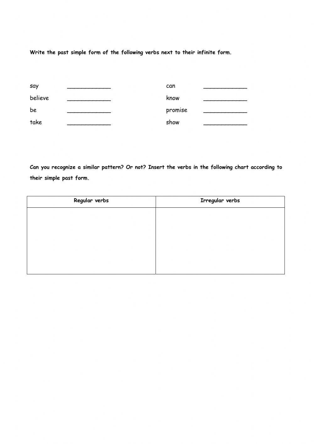 Who Knew - PINK - Past simple song worksheet