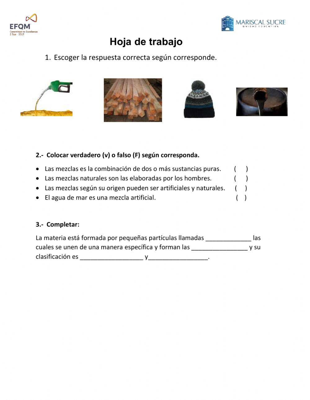 Mezclas artificiales y naturales