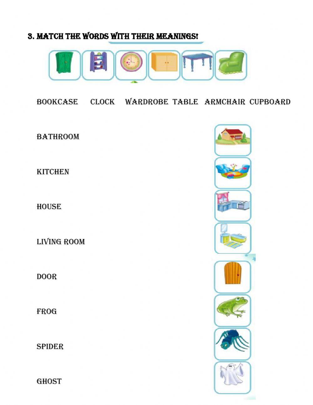 Revision worksheet 3. grade