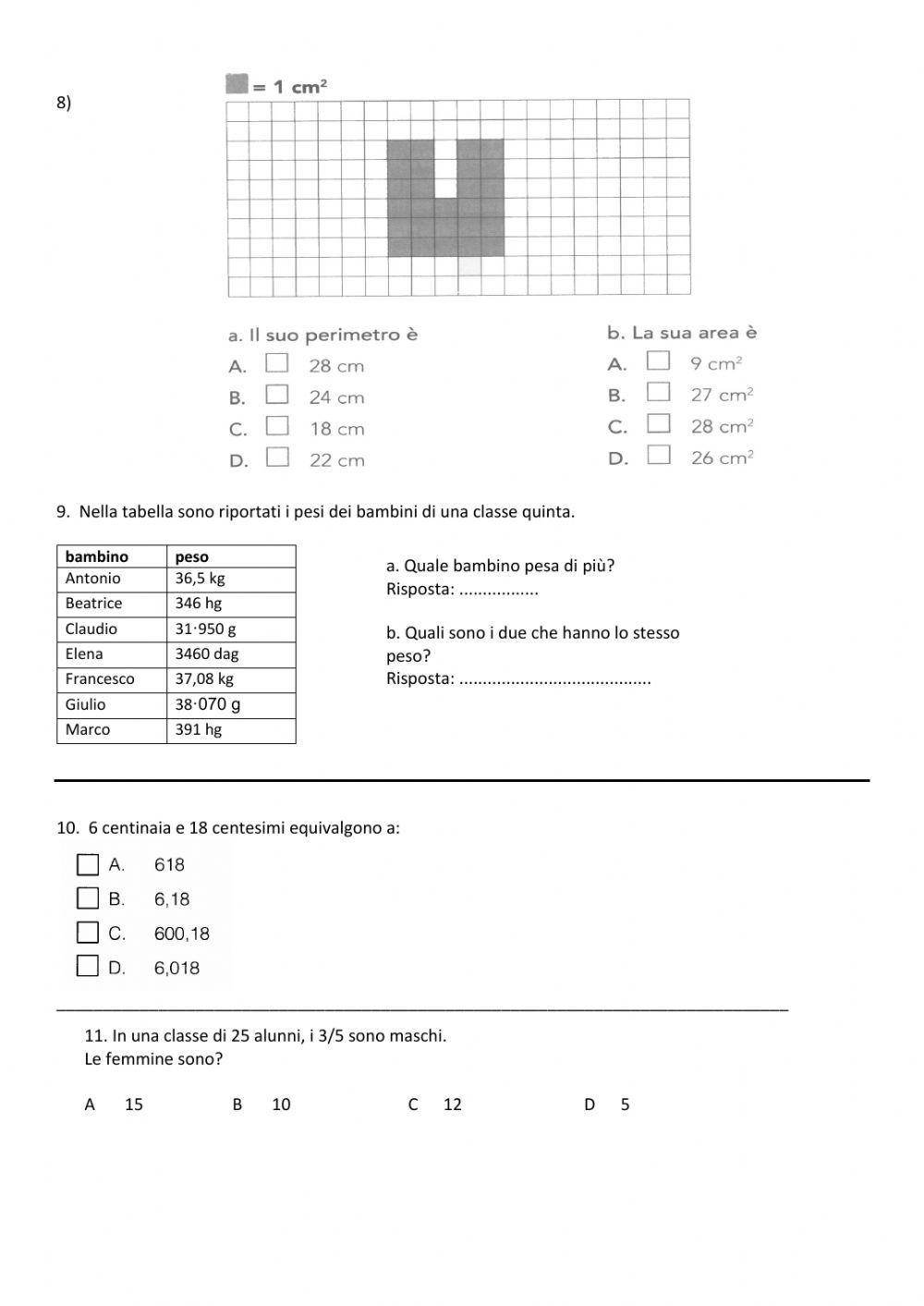 Verifica 1 quadr. 5 MATE 2020