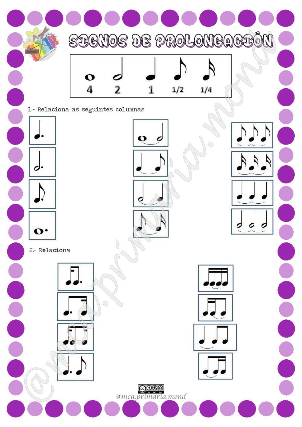 Signos de prolongación Signos de prolongación