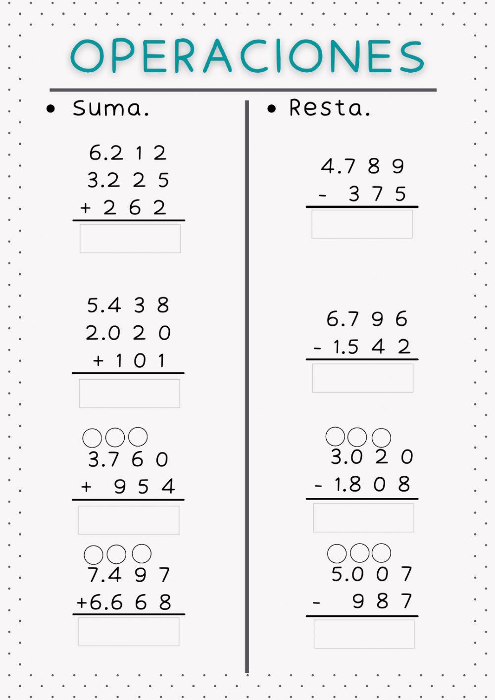 Operaciones 18-01-2021