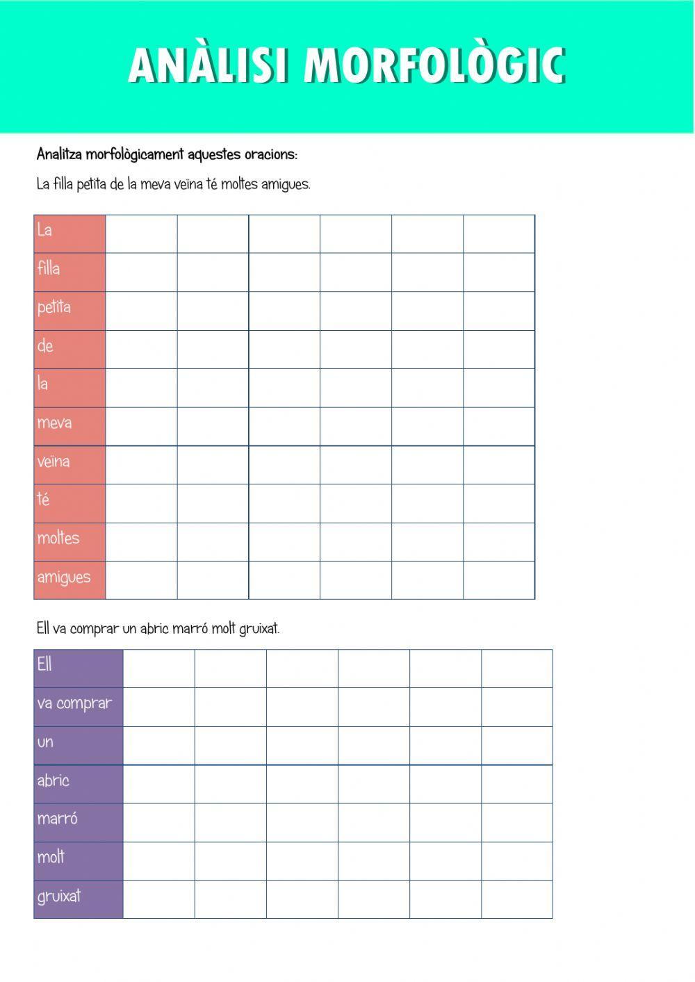 Anàlisi morfològic