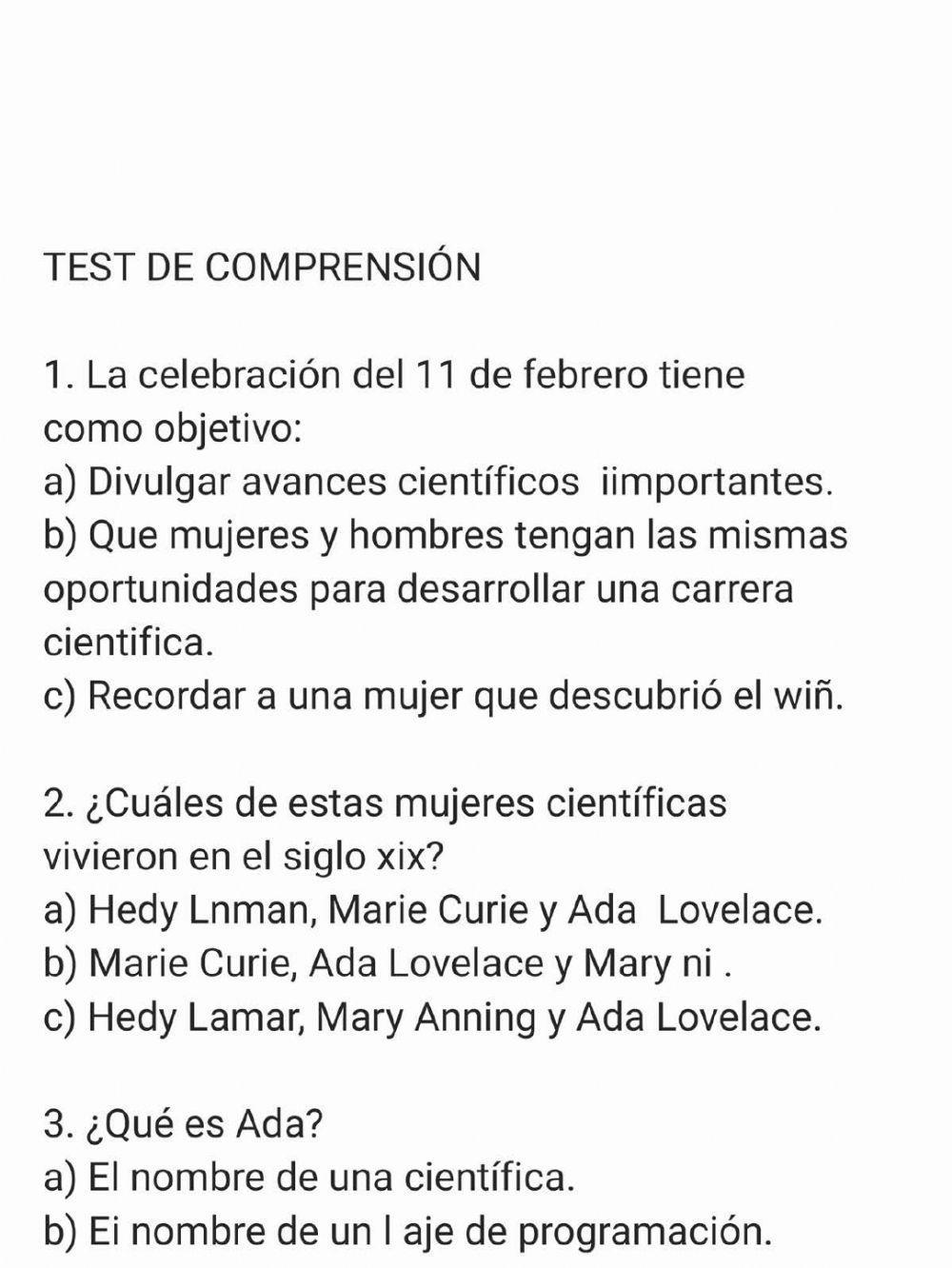 Mujeres en la ciencia