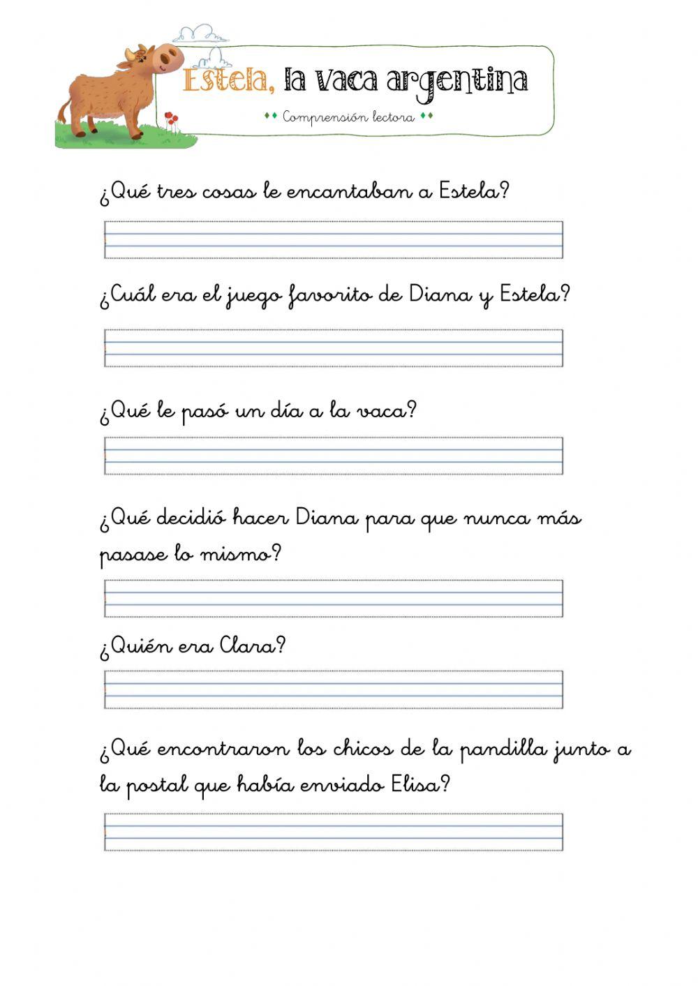 Comprensión lectora T5