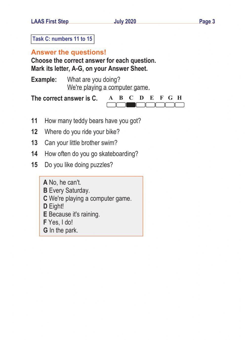 First-Step July 2020