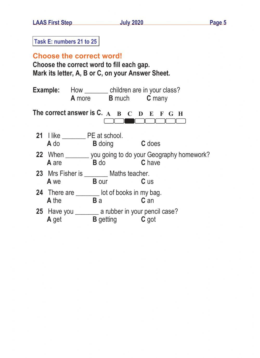 First-Step July 2020