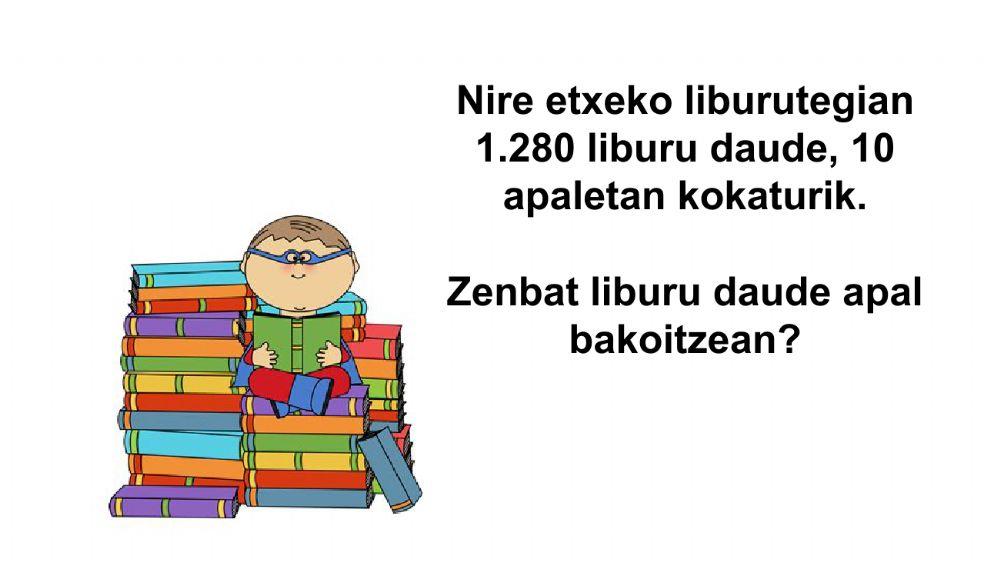 Buruketak - Zatiketa