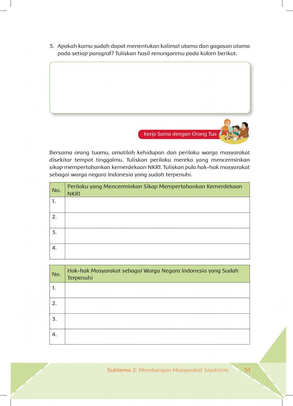 Tema 6 Sub Tema 2 Pembelajaran 1