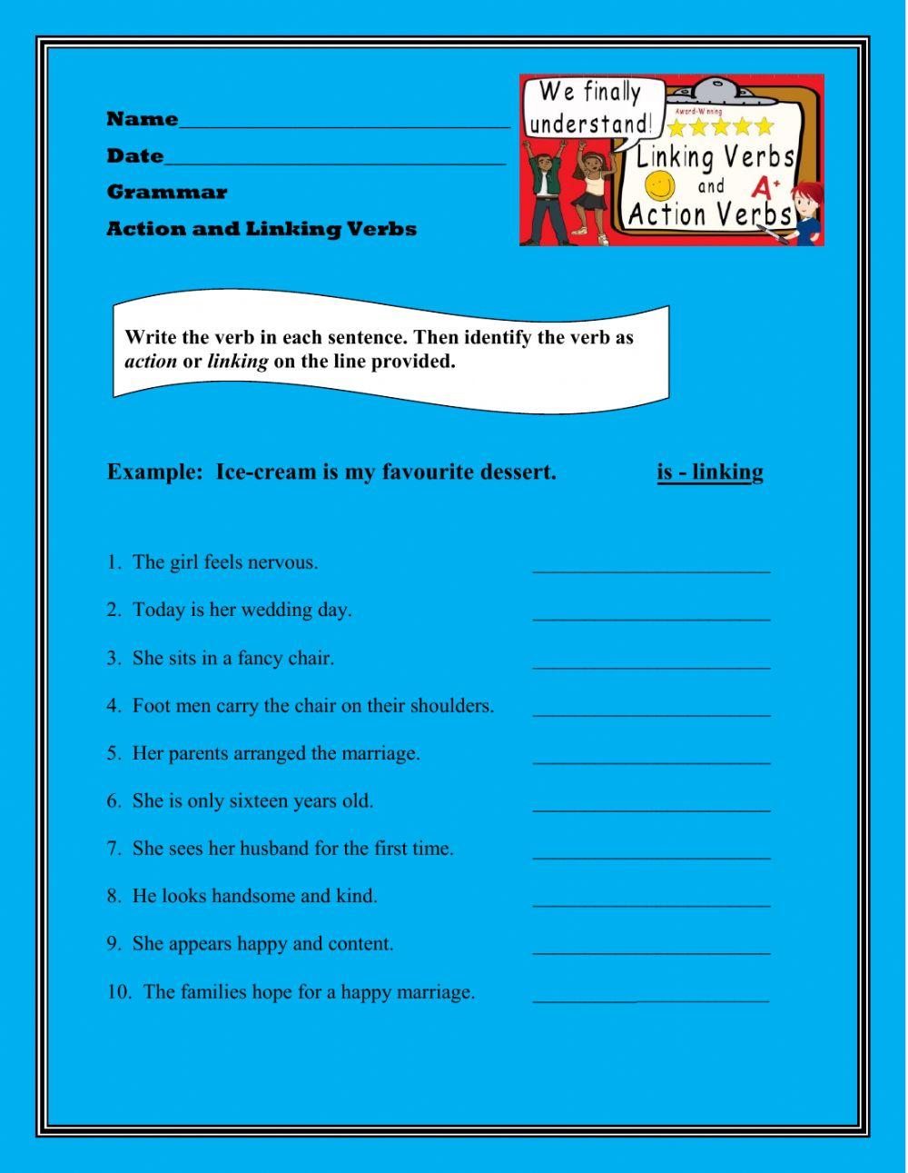 Action and Linking Verbs