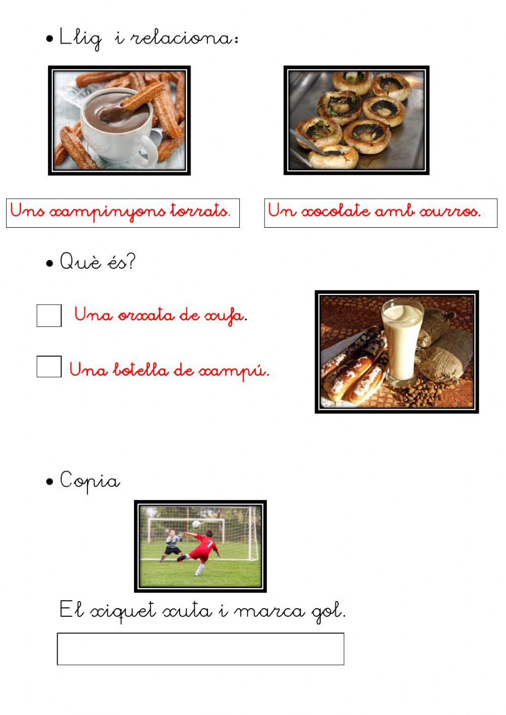 Paraules amb x Paraules amb x