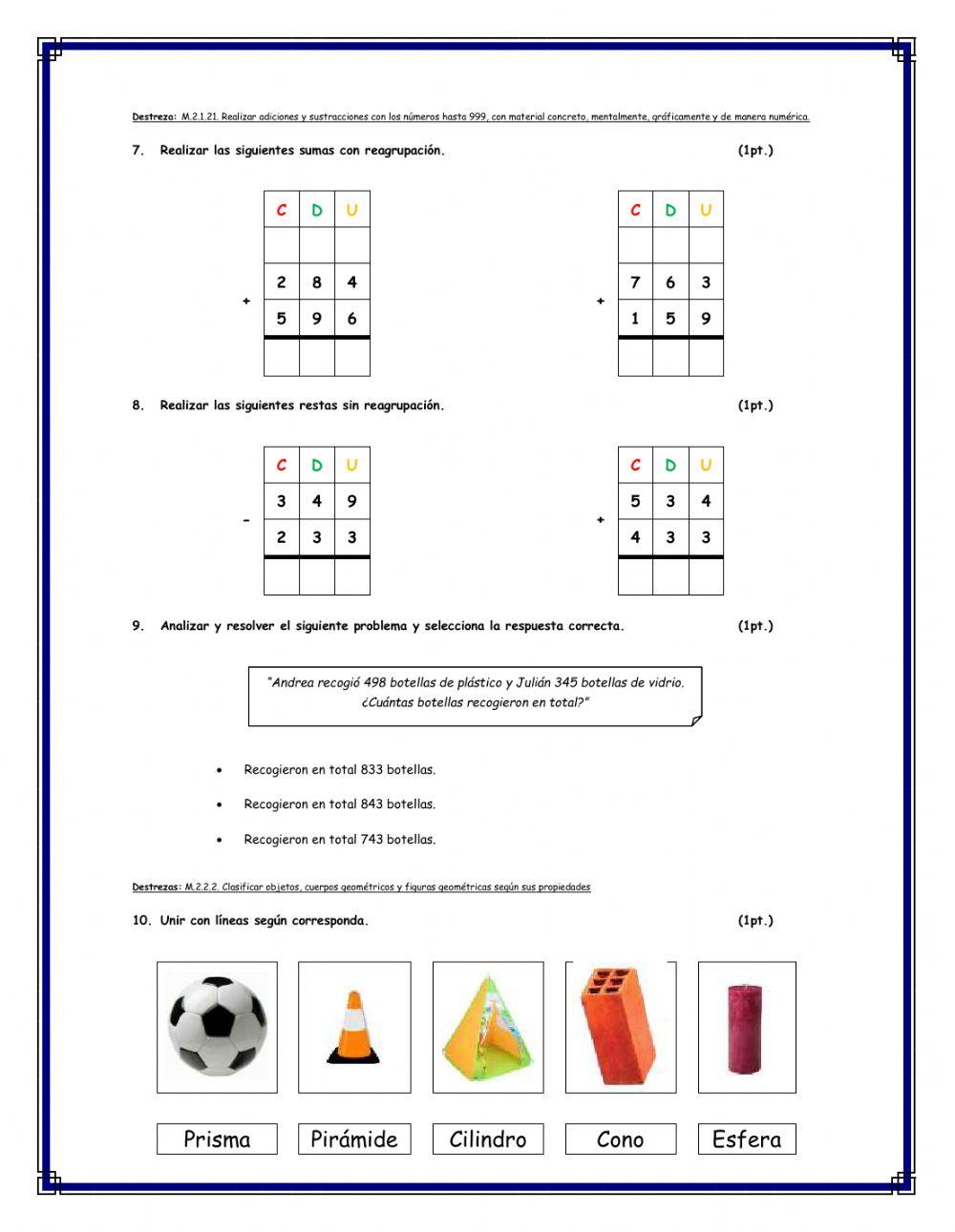 Taller de matemáticas