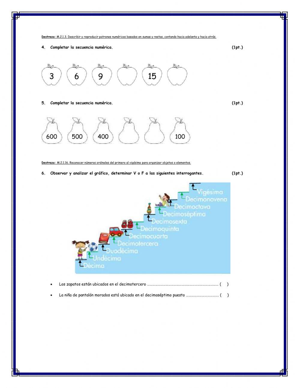Taller de matemáticas bb