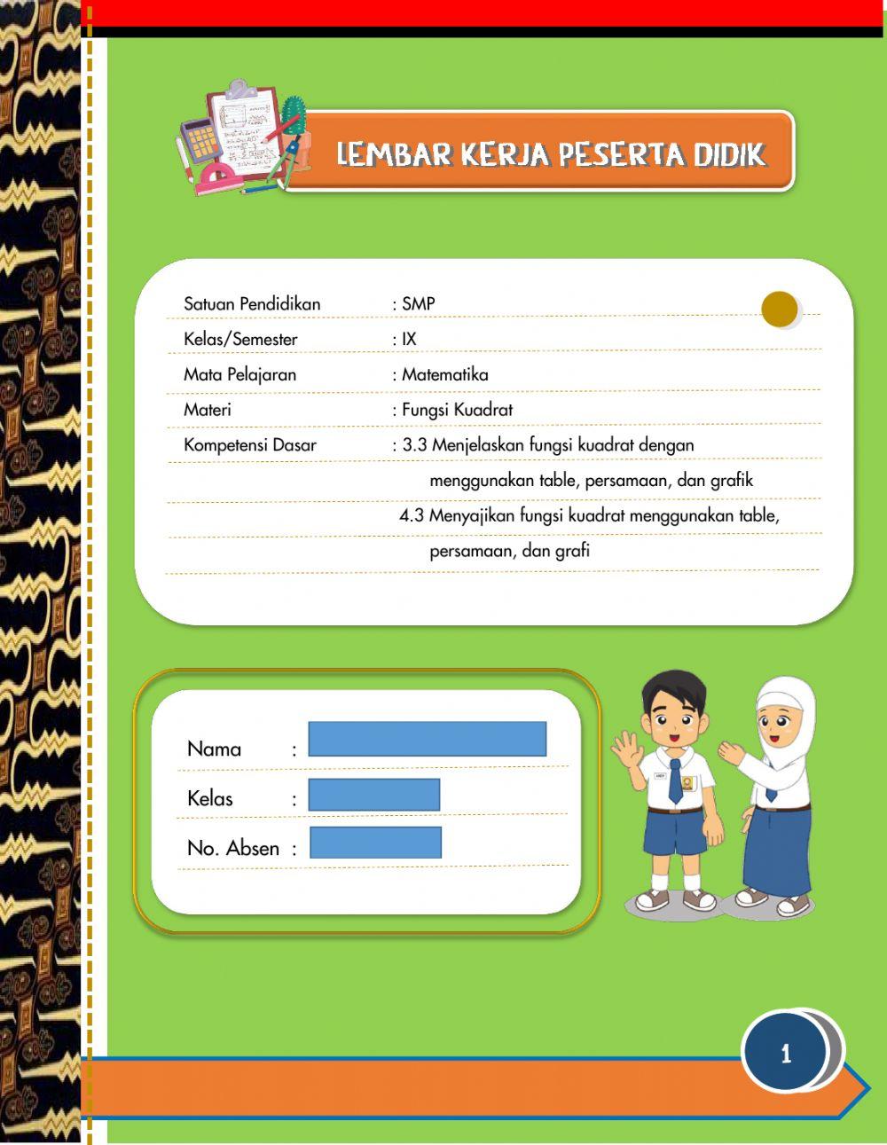 Lkpd fungsi kuadrat revisi