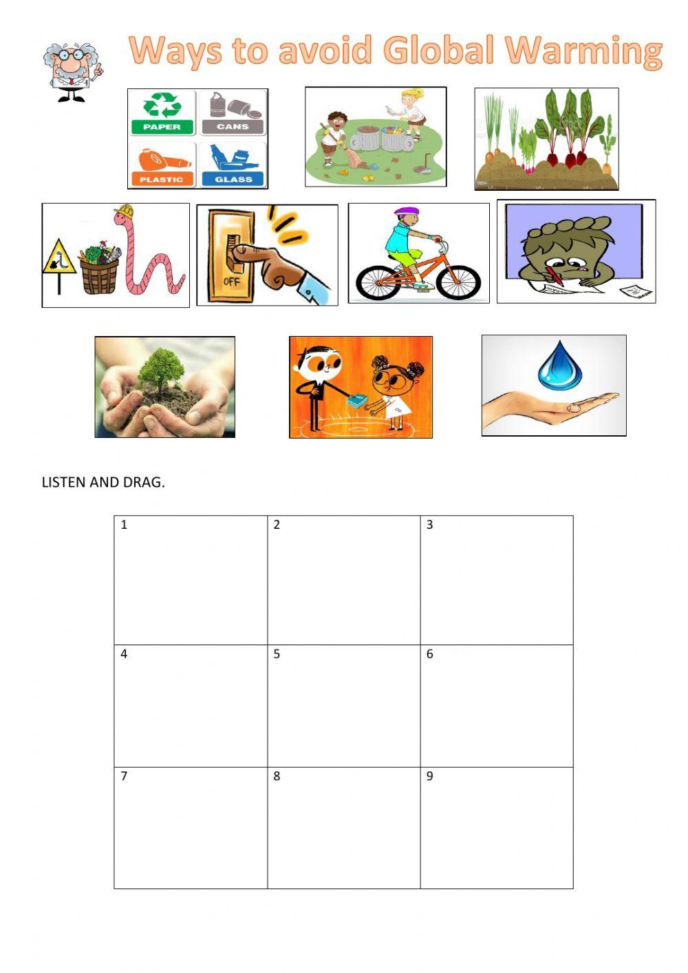 Ways to avoid global warming