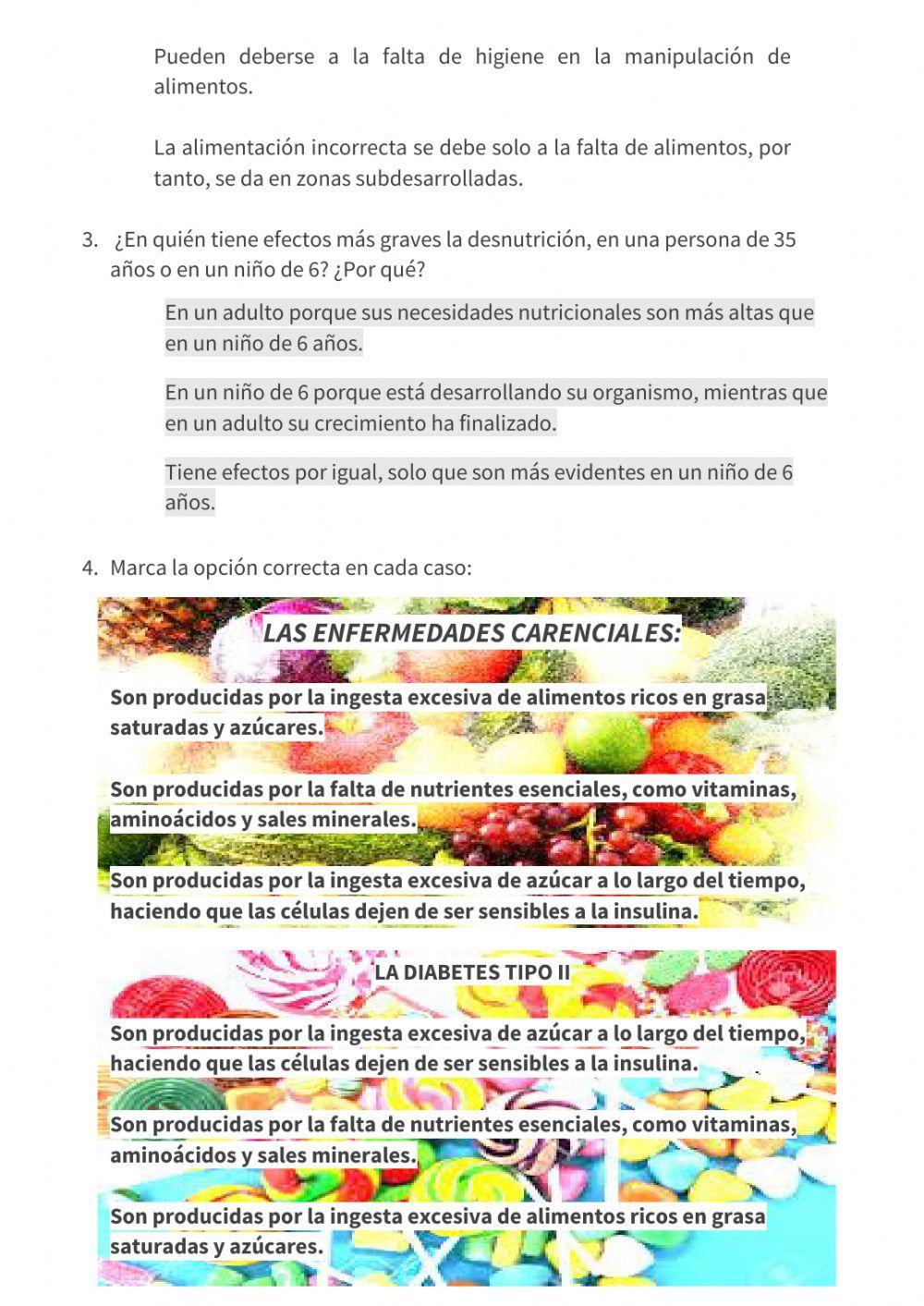 Enfermedades relacionadas con la alimentación