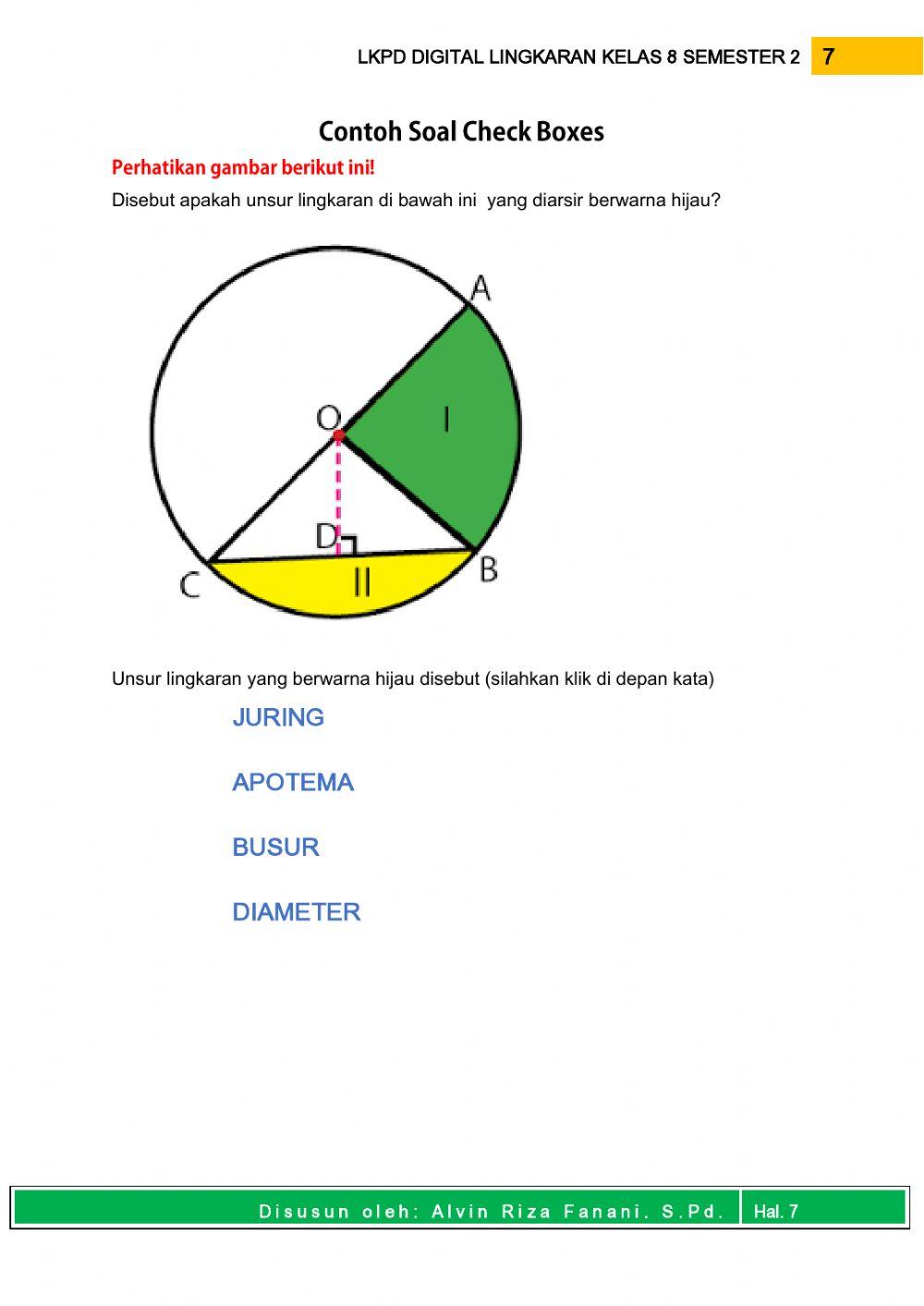 LKPD Digital Matematika Kelas 8