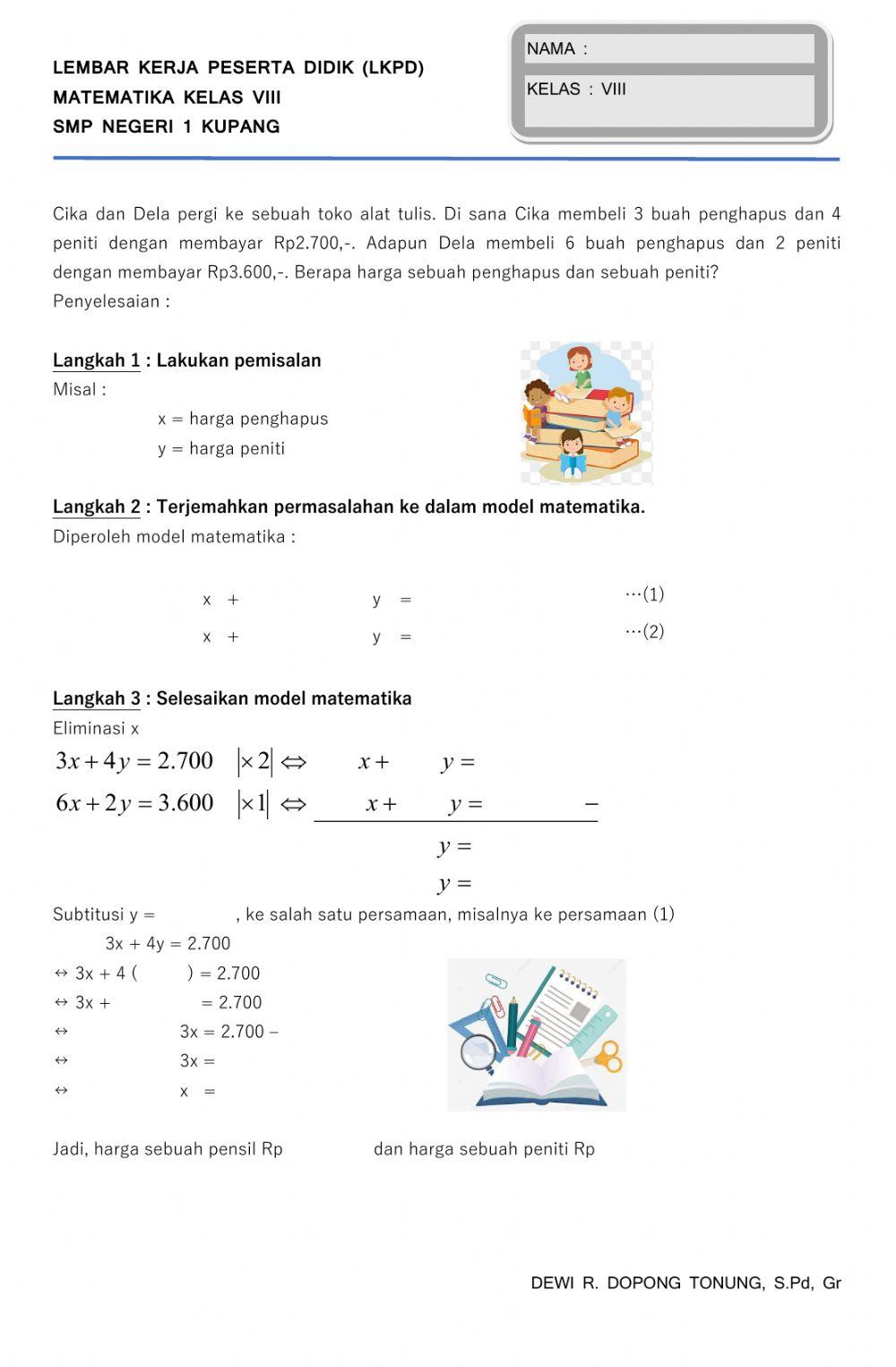 Spldv metode grafik dan cerita