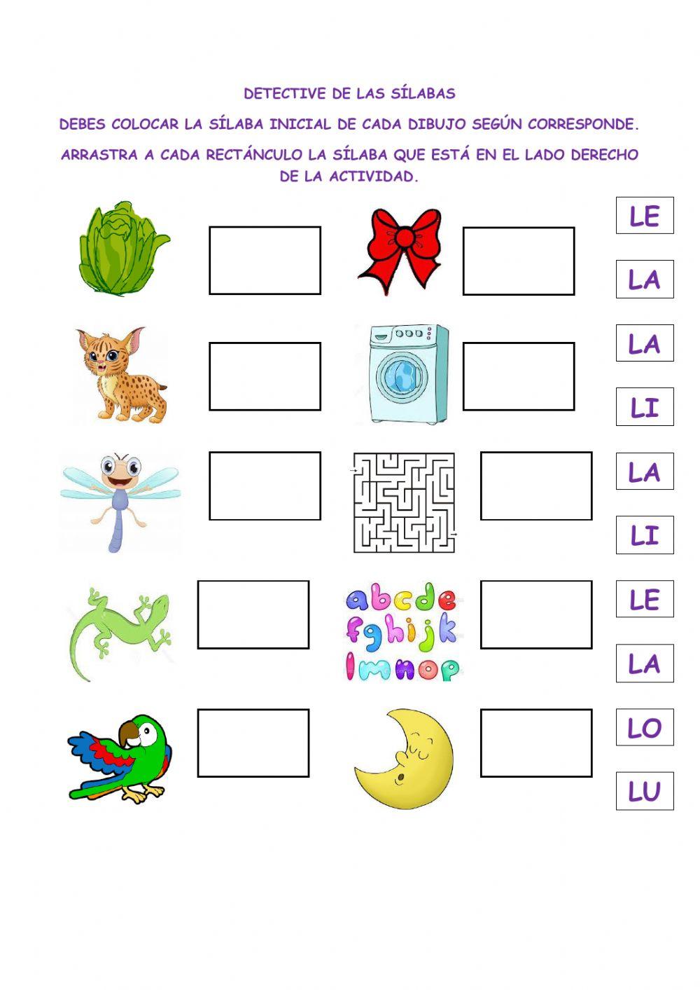 Detective de las sílabas