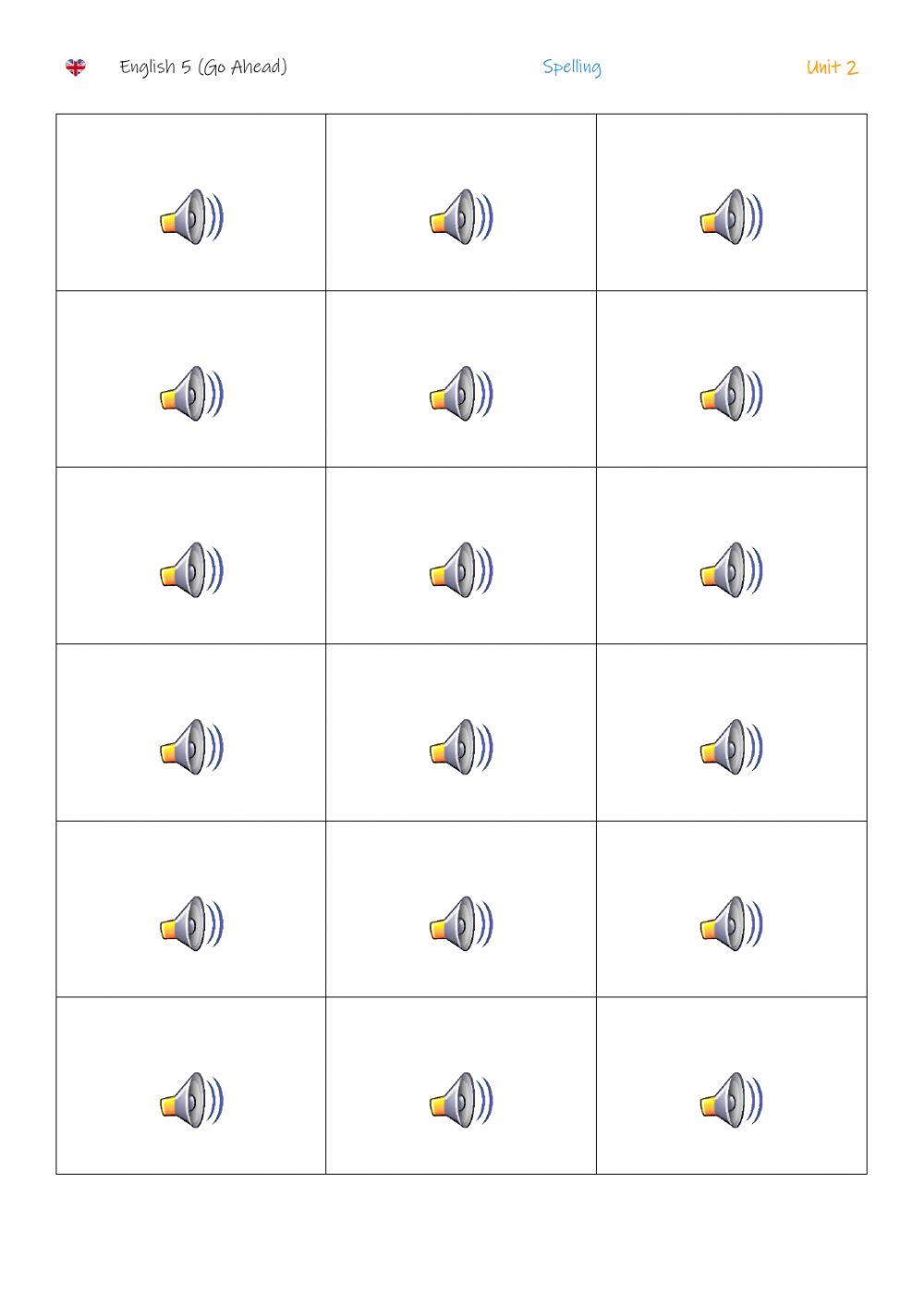 e5-48 spelling exercise