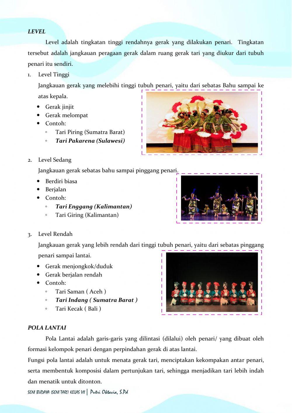 Lkpd digital seni budaya (tari) kelas vii