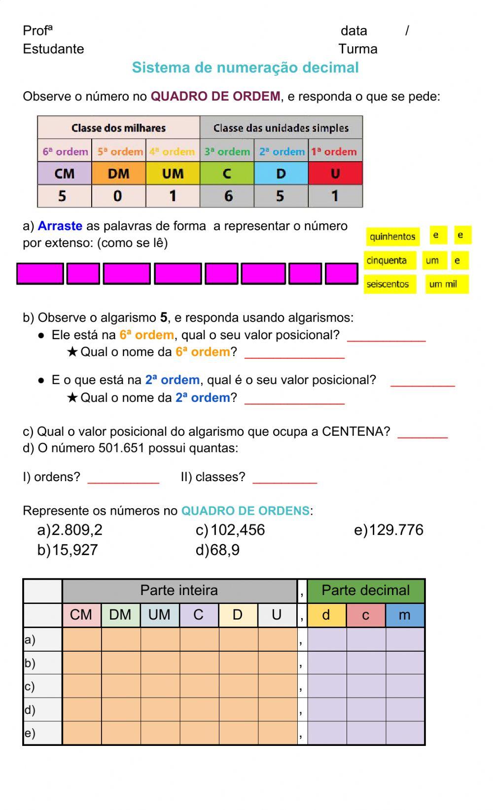 Sistema de numeração