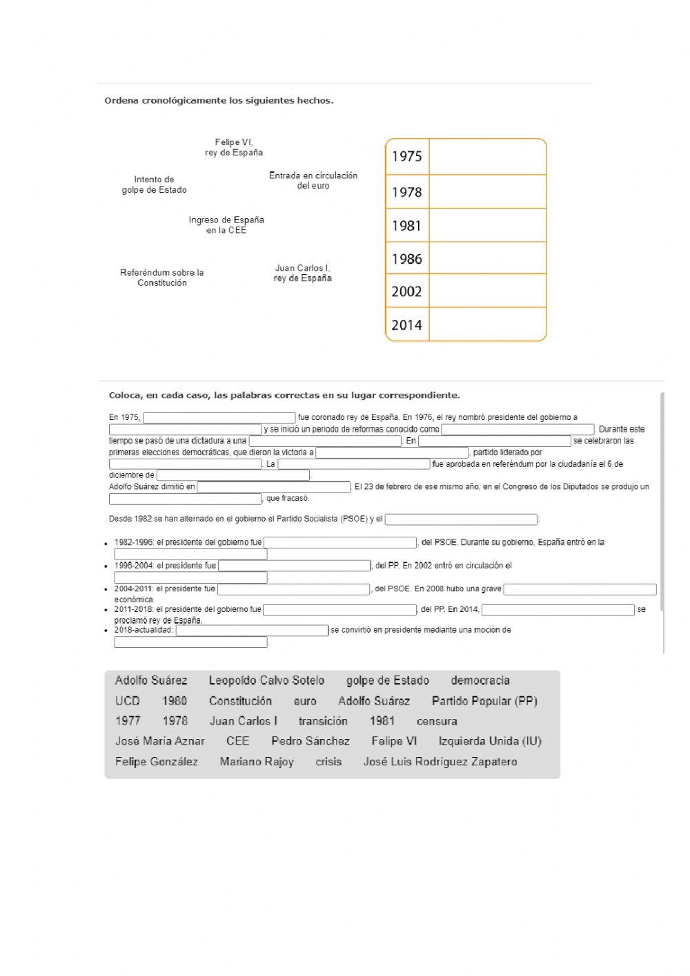 España en la actualidad