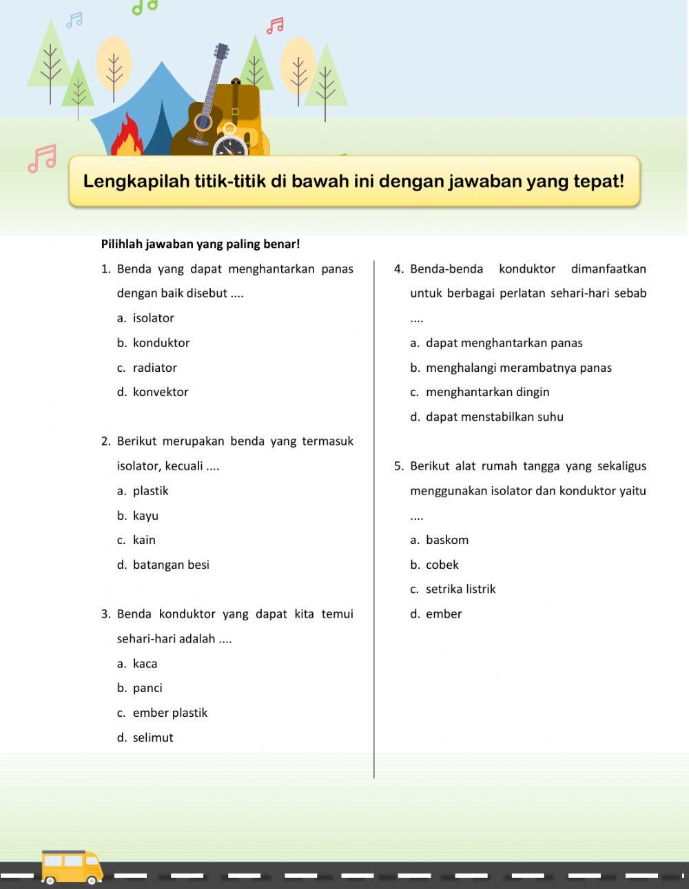 LKPD Konduktor dan Isolator