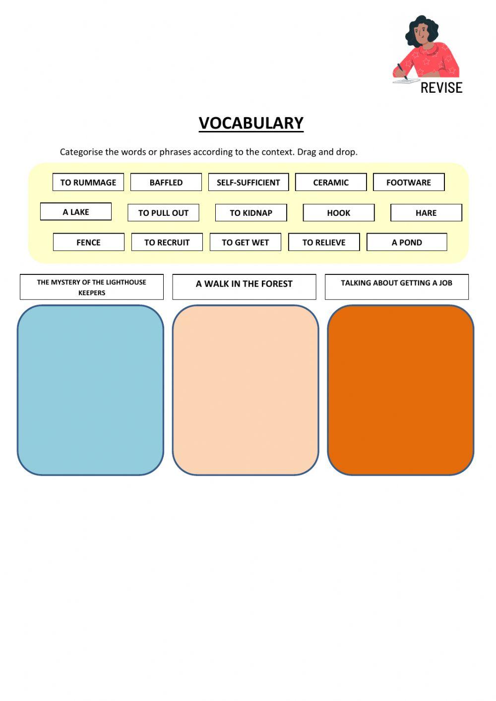 Recycling Vocabulary