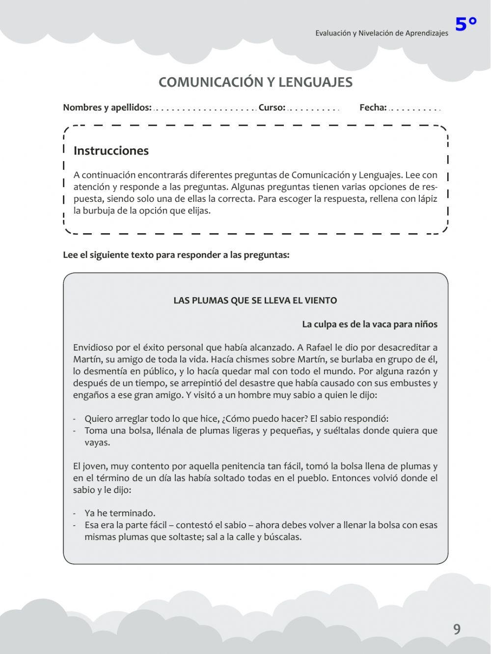 Evaluación de aprendizajes